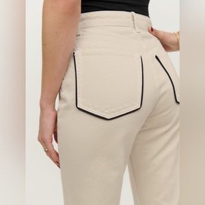 REFORMATION CYNTHIA HIGH RISE STRAIGHT JEAN